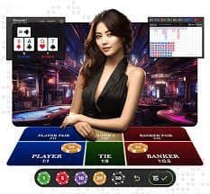 Live Game Show studio with host and interactive gameplay display